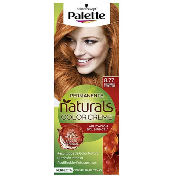 Schwarzkopf Palette Naturals Color Creme 8.77 Intense Copper - Batty Beauty