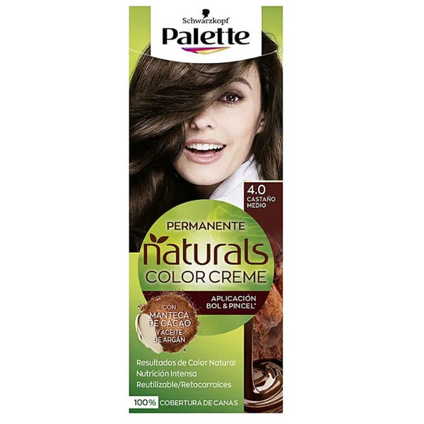 Schwarzkopf Palette Naturals Color Creme 4.0 Medium Chestnut - SCHWARZKOPF