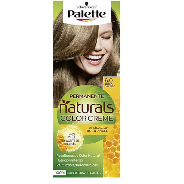 Schwarzkopf Palette Naturals Color Creme 6.0 Dark Blonde - Batty Beauty