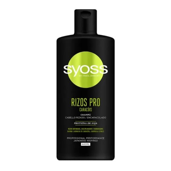 Syoss Shampooing Rizos Pro Définition Et Hydratation Cheveux Ondulés Ou Bouclés 440ml - SYOSS