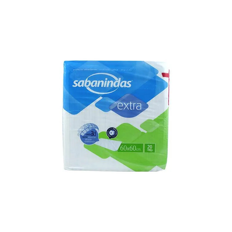 Indas Sabanindas Extra Protect 60x60cm 20 Unidades