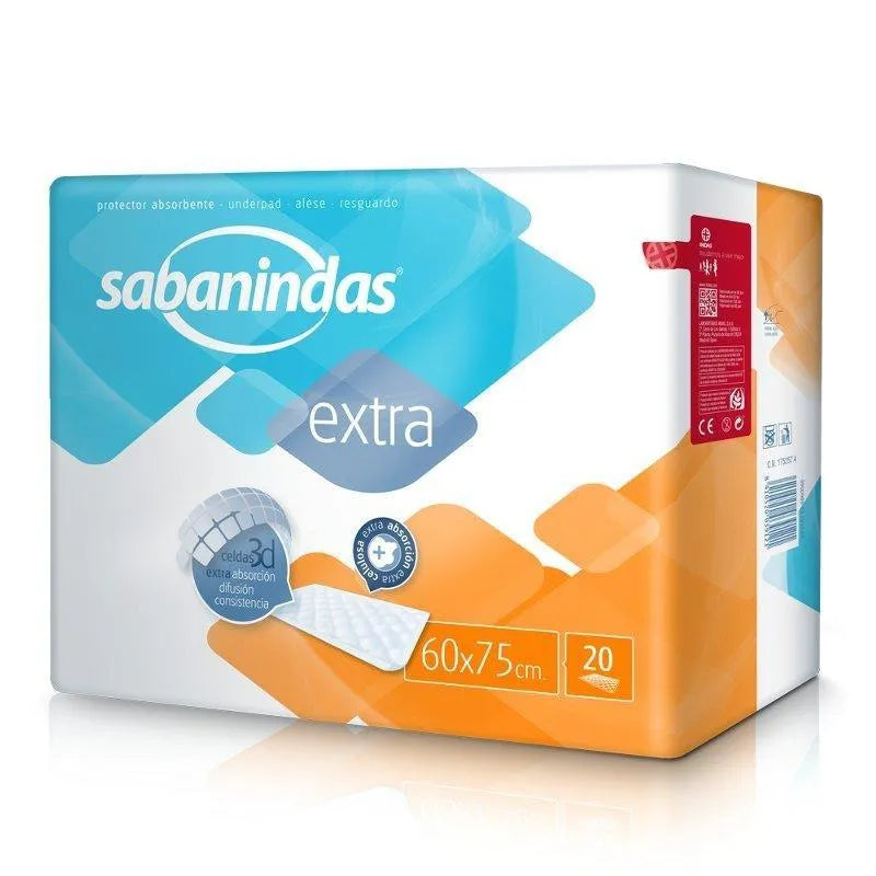 Indas Sabanindas Extra 60x75cm 20 Unidades