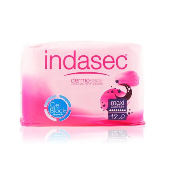 Indasec Dermoseda Good Night Incontinence Compress Maxi 12 Unités - INDASEC