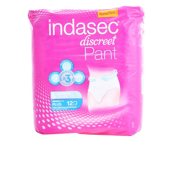 Indasec Pant Plus Large Size 12 Unités - Batty Beauty