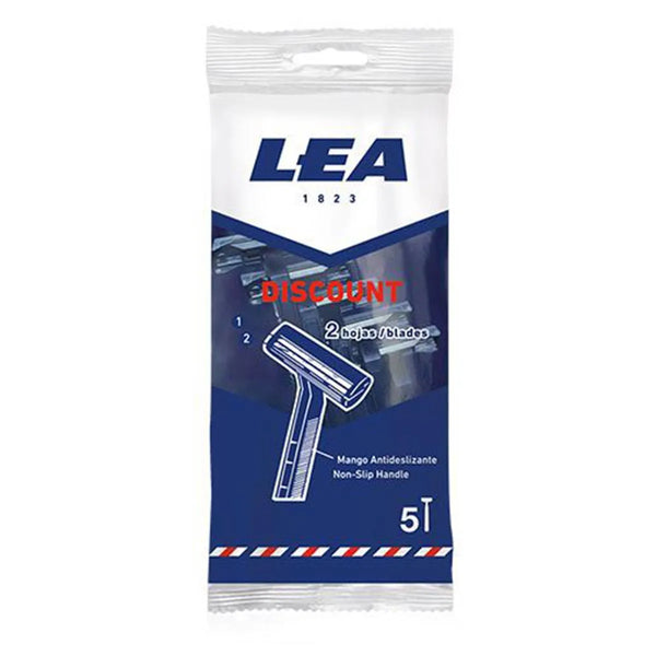 Lea Discount Lames Jetables À 2 Lames Pack 5 Unités - Batty Beauty