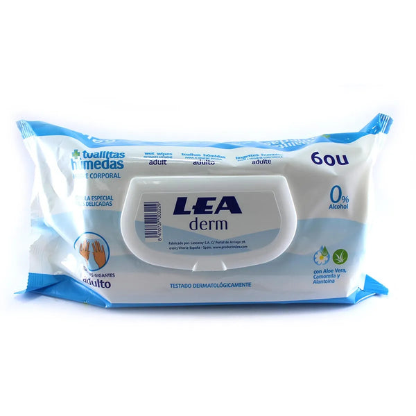 Lea Derm Lingettes Pack 60 Unités - Batty Beauty