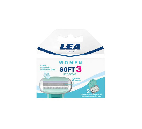 Lea Recambios Woman Soft3 Sensitive 2un - Batty Beauty