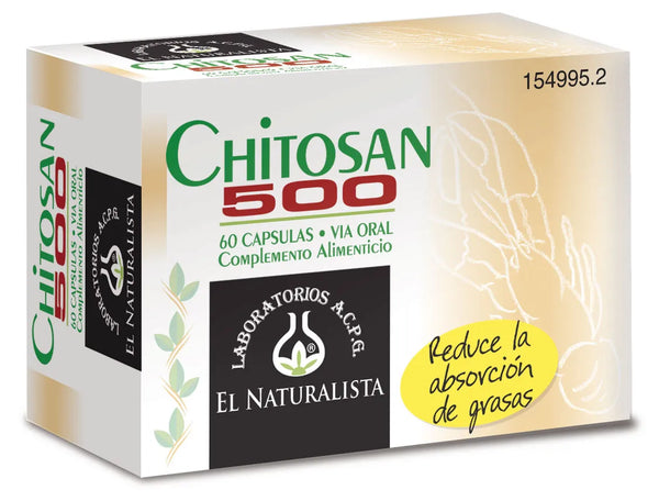 El Natural Chitosan 500 60 Caps - Batty Beauty