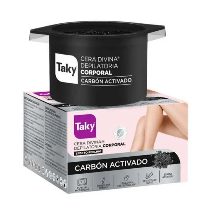 Taky Cire Dépilatoire Divine Corps au Charbon Actif
