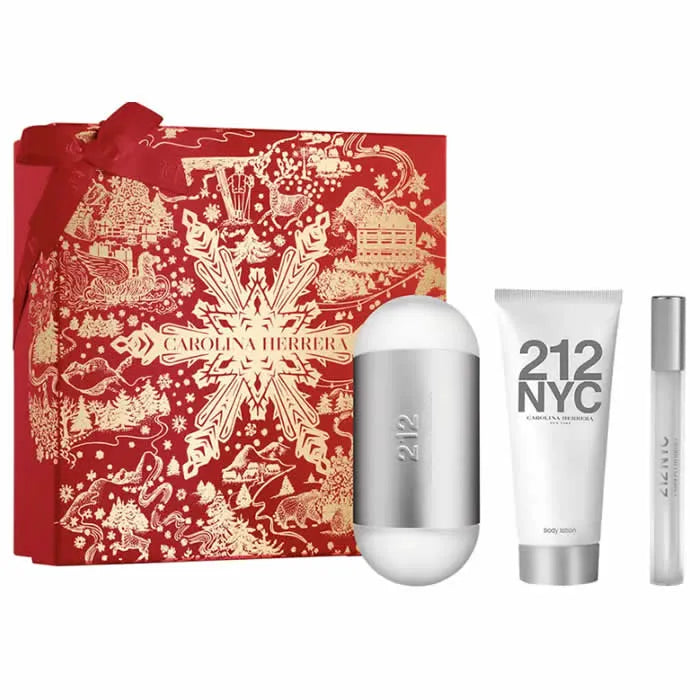 Carolina Herrera 212 Nyc Eau De Toilette Coffret 3 Produits