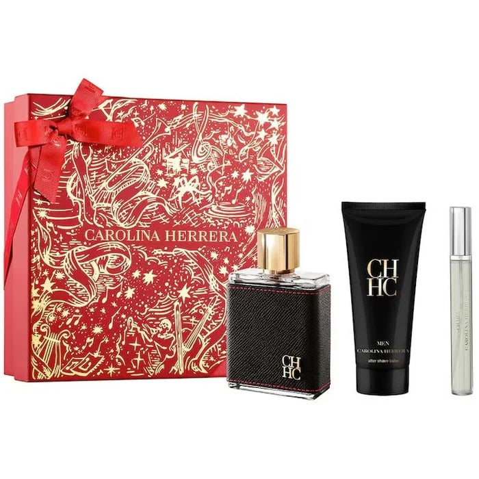 Carolina Herrera Ch Men Eau De Toilette Coffret 3 Produits