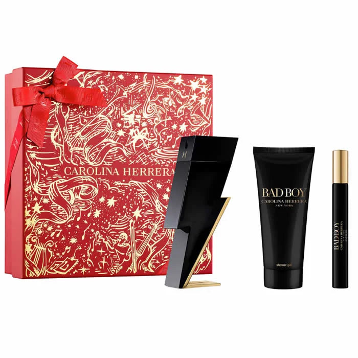 Carolina Herrera Bad Boy Eau De Toilette Coffret 3 Produits