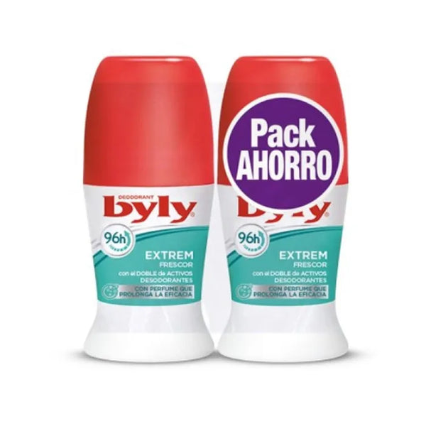 Byly Extrem Freshness Roll-On Déodorant 2x50ml - BYLY