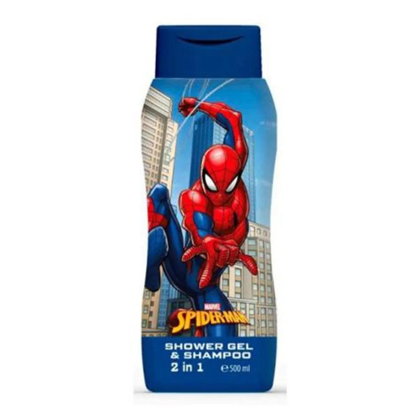 Cartoon Spiderman 2 In 1 Gel De Baño-Champu 500ml - Batty Beauty
