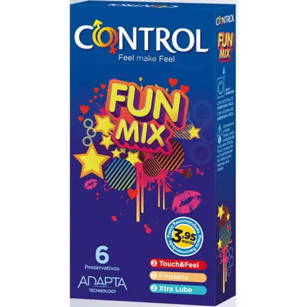 Control Préservatifs Feel Fun Mix 6 Unités - Batty Beauty