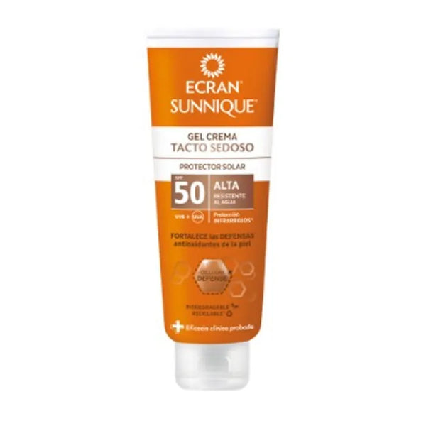 Ecran Sunnique Silky Touch Cream Gel Spf50 250ml - Batty Beauty
