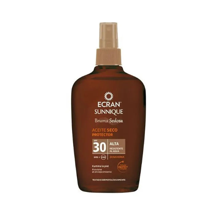 Ecran Sunnique Brume Soyeuse Huile Sèche Protectrice Spf30