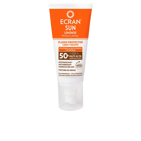 Ecran Sun Lemonoil Face And Neck Fluid Spf50 50ml - ECRAN