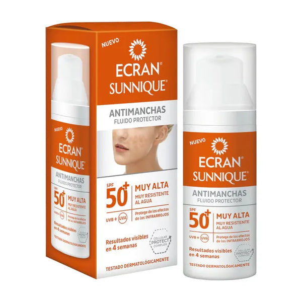 Ecran Sunnique Antimanchas Fluido Protector Spf50+ 50ml - ECRAN