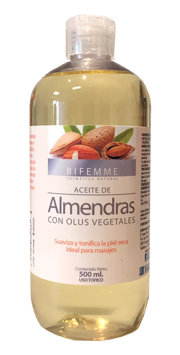 Ynsadiet Aceite Almendras 500ml - Batty Beauty
