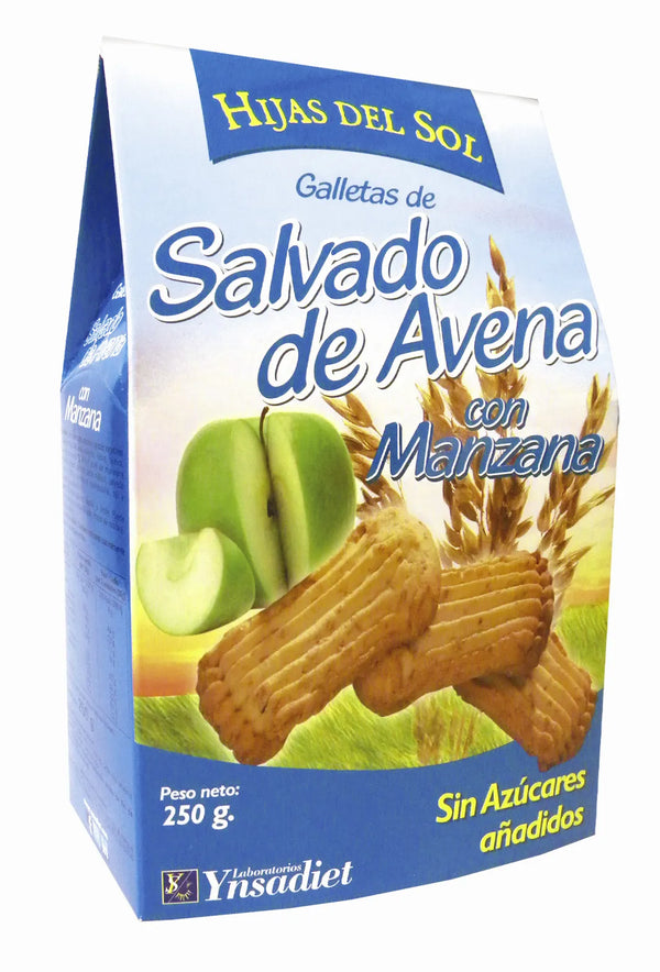 Ynsadiet Galletas Salvado Avena Con Manzana - Batty Beauty