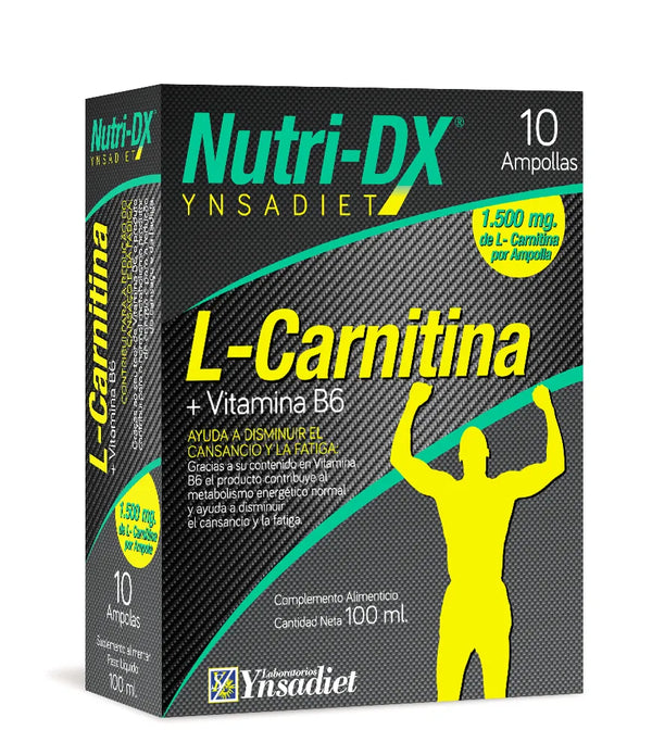 Ynsadiet L Carnitina 10 Ampollas Nutri Dx - Batty Beauty