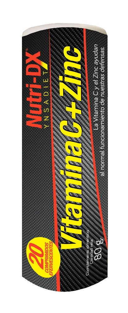 Ynsadiet Vitamina C Zinc 20 Comp Efervescentes - Batty Beauty