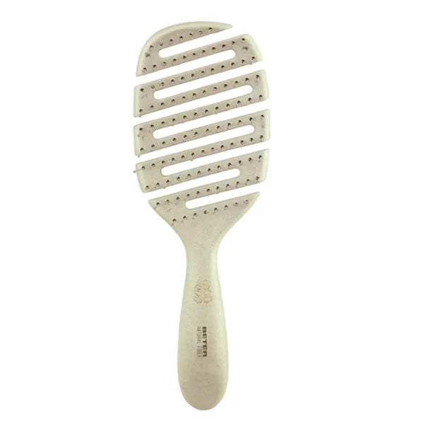 Beter Detangling Natural Fiber Flexible Vent Brush Beige - Batty Beauty