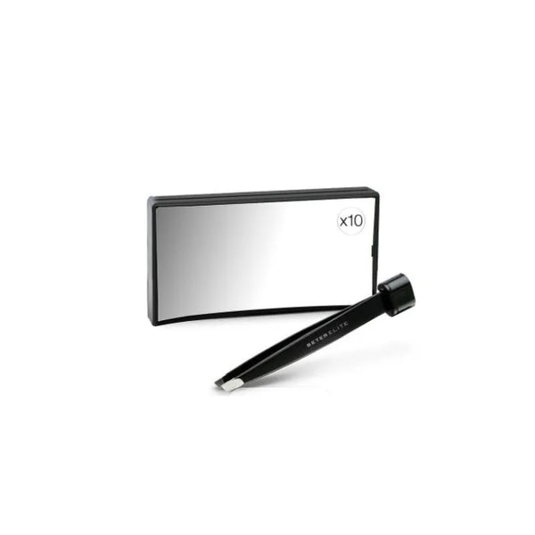 Beter Elite Rectangular Mirror X10 With Tweezer - BETER