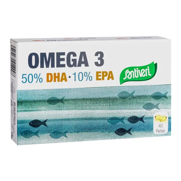 Santiveri Oméga 3 DHA + EPA 40 Capsules Molles - Batty Beauty