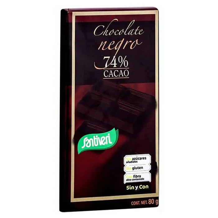 Santiveri Chocolat Noir 74% Cacao