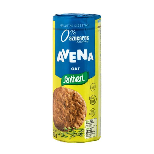 Santiveri Biscuits Digestifs Aux Flocons D'avoine 190g - Batty Beauty