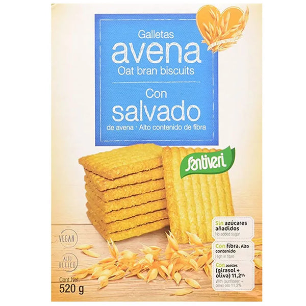Santiveri Biscuits Au Son D'avoine 520g - Batty Beauty