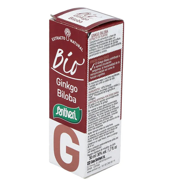 Santiveri Ginkgo Biloba Extrait Végétal 50ml - Batty Beauty