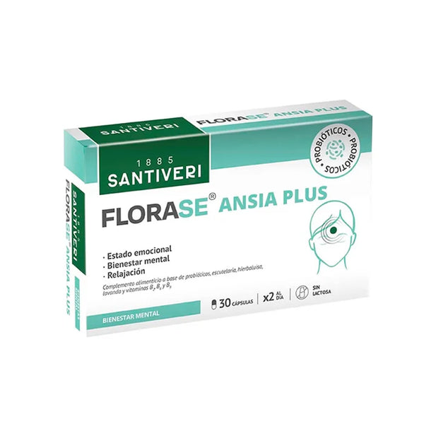 Santiveri Florase Ansia Plus 40 Capsules - Batty Beauty
