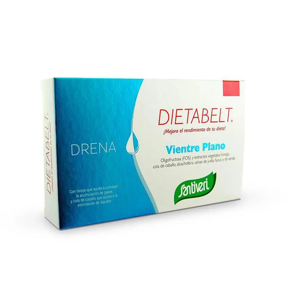 Santiveri Dietabelt Draine Le Ventre Plat 60 Capsules - Batty Beauty