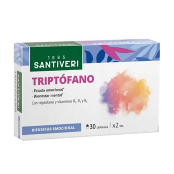 Santiveri Tryptophane Bien-Être Émotionnel 30 Capsules - Batty Beauty