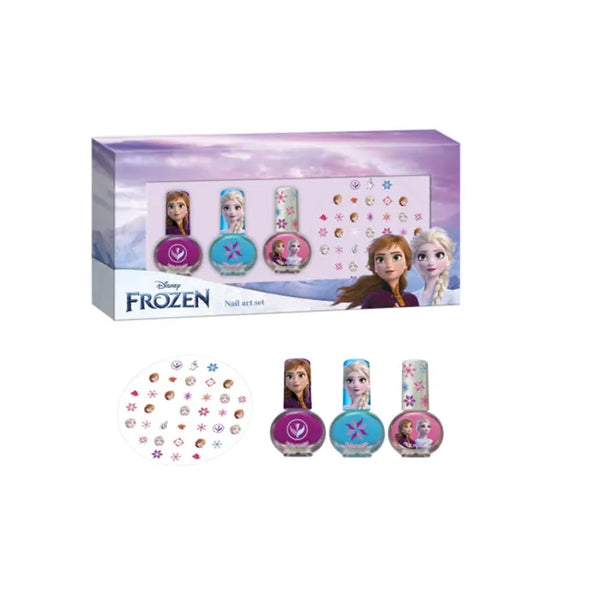 Disney Frozen Nail Art Coffret 4 Produits - Batty Beauty