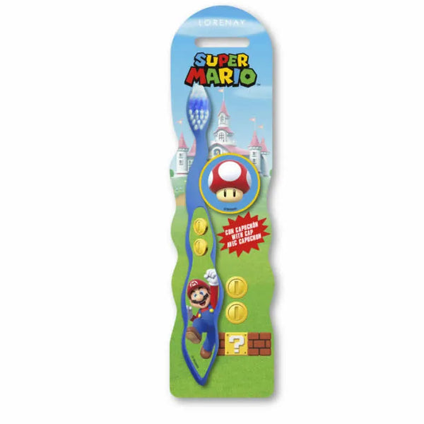 Cartoon Super Mario Brosse à Dents Avec Capuchon - Batty Beauty