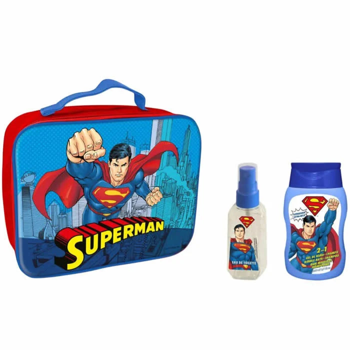 Cartoon Superman Shower Gel And Shampoo Coffret 3 Produits