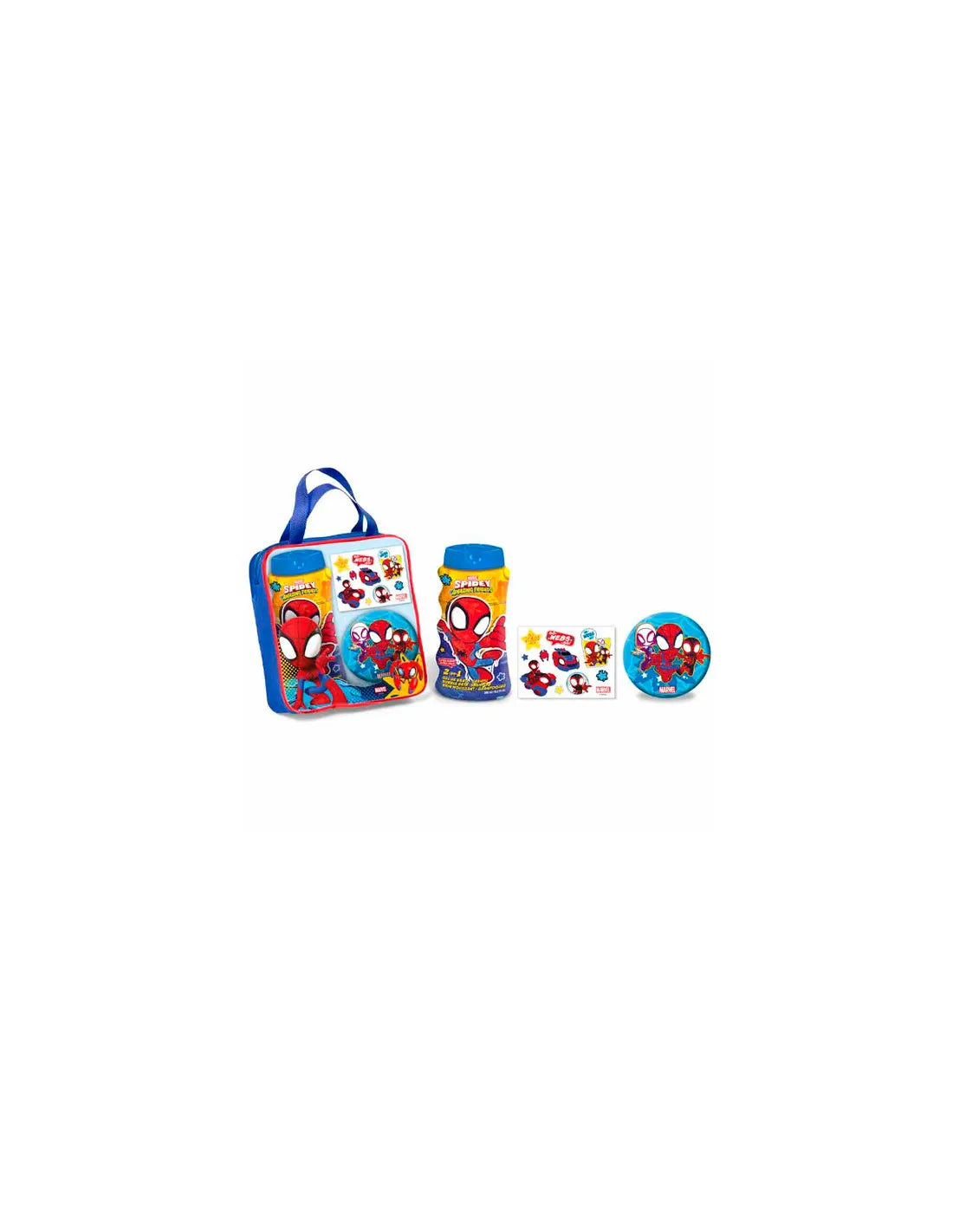 Marvel Cartoon Lorenay Spiderman Bolsa De Baño Tatuajes Gel