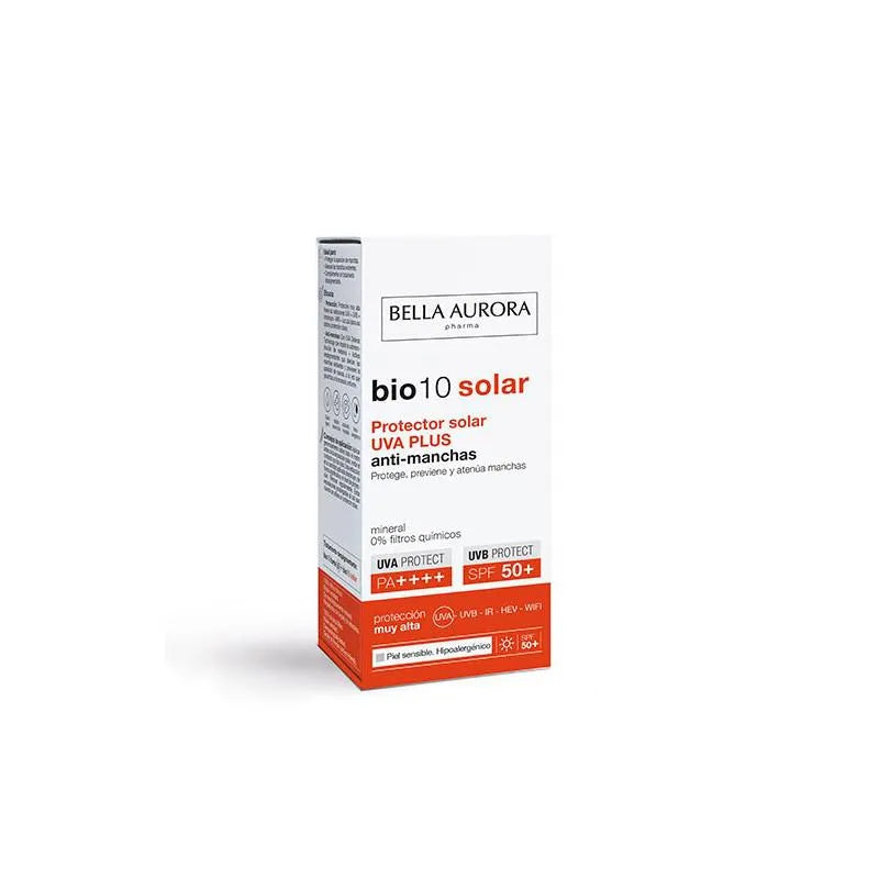 Bella Aurora Bio 10 Solar Grape Plus Peau Sensible Spf50 De Crème