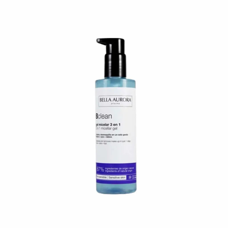 Bella Aurora Bclean Gel Micellaire 3 en 1 Peau Sensible