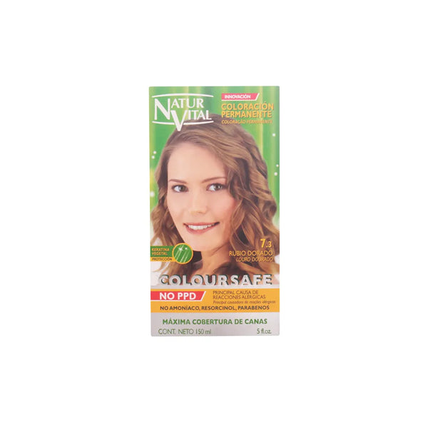 Naturaleza Y Vida Coloursafe Permanent 7.3 Golden Blonde 150ml - Batty Beauty