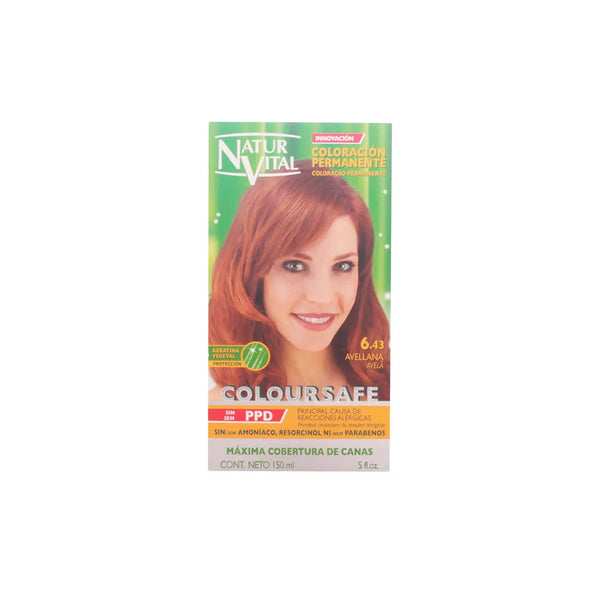 Naturaleza Y Vida Coloursafe Permanent 6.43 Hazelnut 150ml - Batty Beauty