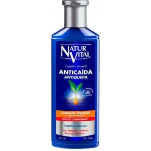 Naturvital Champú Anticaída Cabello Graso 300 100ml - Batty Beauty