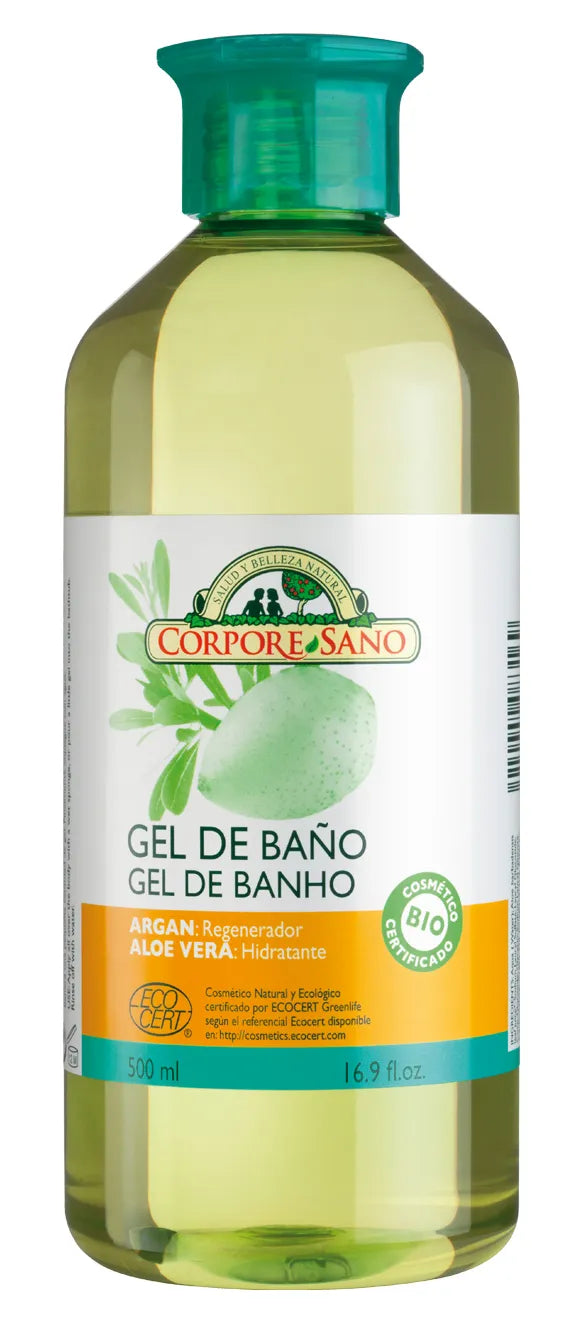 Corpore Gel Baño Hidratante Argan y Aloe Vera Eco 500ml - Batty Beauty