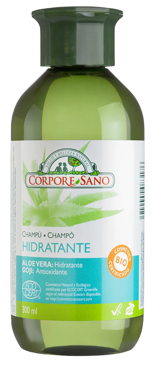Corpore Champu Hidratante Aloe Vera y Goji Bio 300ml - Batty Beauty