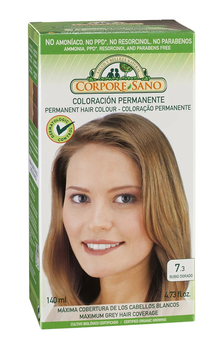 Corpore Tinte 7,3 Rubio Dorado Bio
