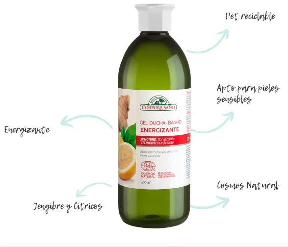Corpore Gel De Baño Energizante 600ml - Batty Beauty
